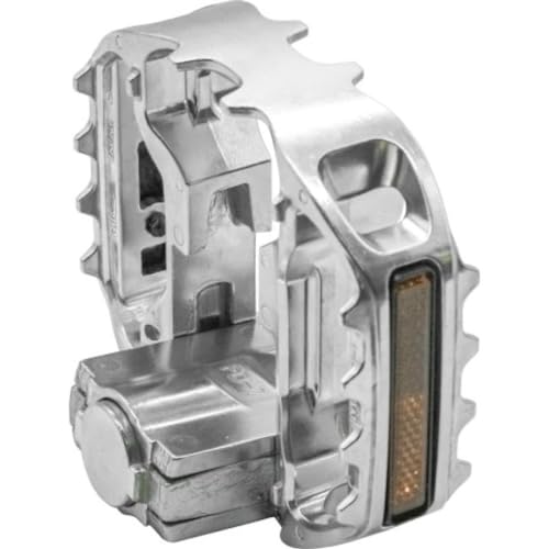 Mikashima FD-7 Wide Bicycle Pedal Black - Foldable Aluminum Alloy Cycling Pedal