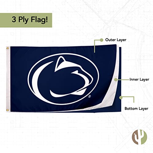 Penn State University Flag 3x5 ft Double-Sided Outdoor Banner