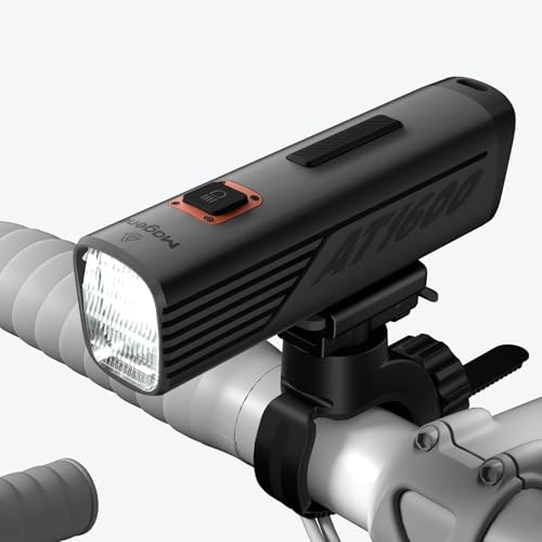 1600 Lumens Bike Headlight - Rechargeable Front Light for Cycling, Waterproof