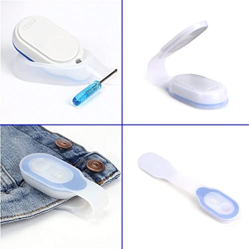 Yellow Clip-On LED Flashlight Night Light with Magnetic Keychain for Outdoor Safety