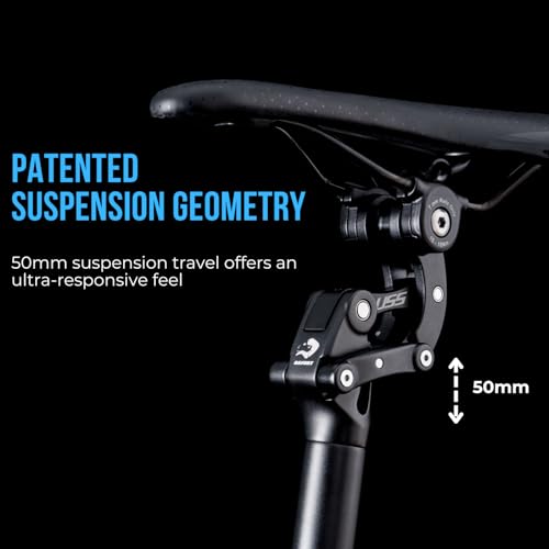 Suspension Seatpost for eBike 365mm Length 31.8mm Diameter - Inkesky SP18