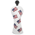 US Flag Patriotism Golf Club Head Covers Set for Driver, Fairway, Hybrids – 1pc Fairway Cover Included
