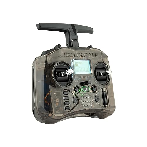 RadioMaster Pocket Portable Remote Controller Hall Gimbal EdgeTX Charcoal ELRS