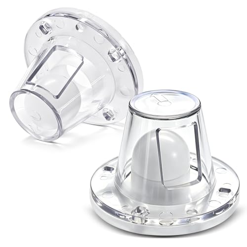 2 Pack Boat Self Bailing Ball Scupper Valve Fits 3/4 to 1-1/2 Inch Openings Marine Drain Replacement