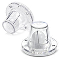 2 Pack Boat Self Bailing Ball Scupper Valve Fits 3/4 to 1-1/2 Inch Openings Marine Drain Replacement