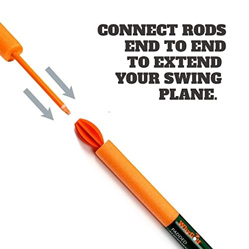 Golf Alignment Rods Set with Padding for Swing Training - Perfect for All Skill Levels