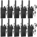 BAOFENG T26 Walkie Talkies 10-Pack Long Range Two-Way Radios with Earpieces