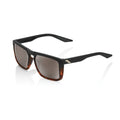 100% Renshaw Square Glacier Style Sunglasses - Durable, Lightweight Active Performance Eyewear w/Rubber Temple Grip & Side Glare Shield
