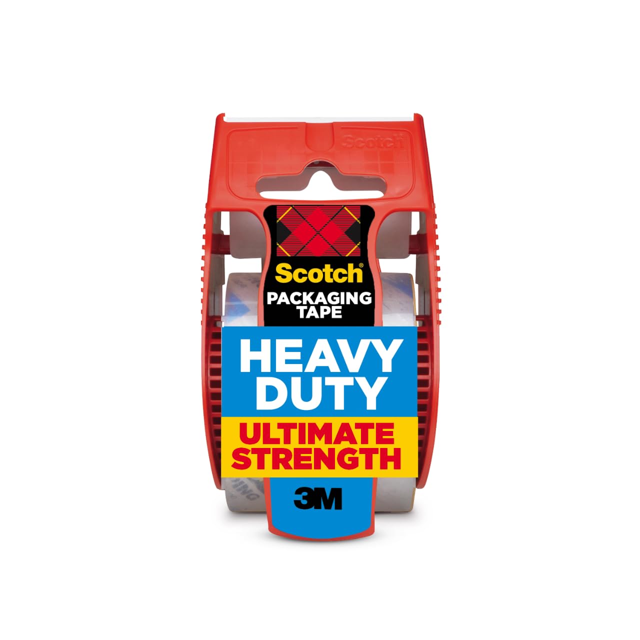 Scotch Heavy Duty Shipping Packing Tape - Clear, 1.88 in. x 27.7 yd. | Includes Dispenser for Easy Use