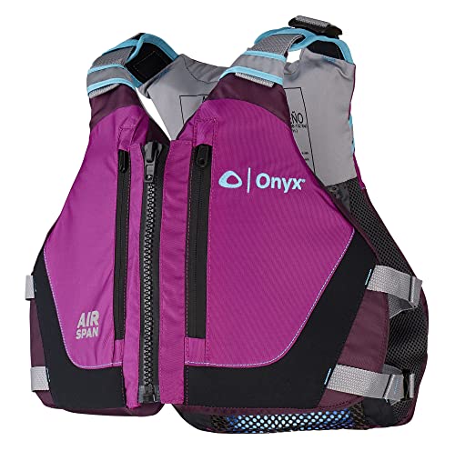 Onyx Air Span Breeze USCG Approved Paddling Life Jacket - Purple Medium-Large