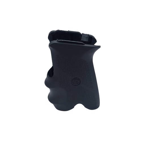 Hogue Rubber Wraparound Grip for Ruger P85, P89, P90, and P91 with Finger Grooves, Black - 85000