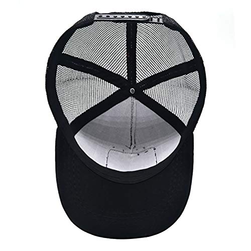 Animal Baseball Cap Patch Embroidered Mesh Trucker Hat - Sheep, 7 1/4-7 7/8