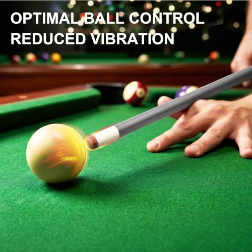 Fiberglass 58-Inch Billiard Pool Cue Sticks Set of 4 - 18-21oz Professional Quality