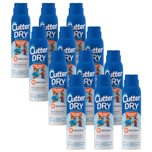 Cutter Dry Mosquito & Insect Repellent Spray 4 Oz — 12 Pack