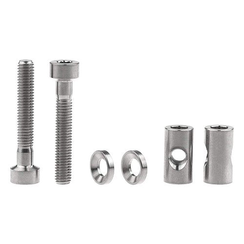 Wanyifa Titanium Ti M5x30mm Bolt Nut Washer for Thomson Seatpost Cycling Bolts