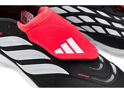 adidas League Fold-Over Turf Soccer Cleats for Women Men - Red White Black, Size 8/7
