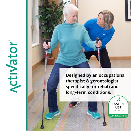 Adjustable Walking Poles for Balance & Rehabilitation – Collapsible Nordic Support Sticks