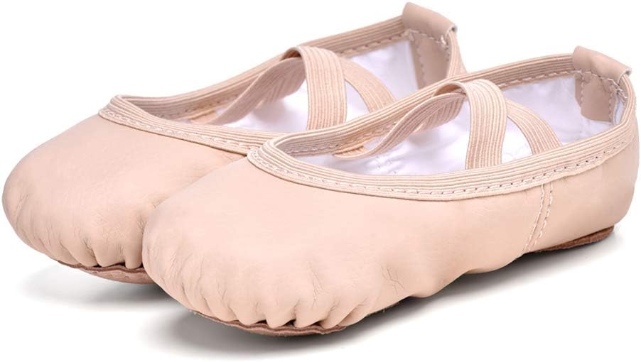 Stelle Ballet Shoes - Soft Leather Toddler & Kids Ballet Slippers | Comfortable Dance Footwear
