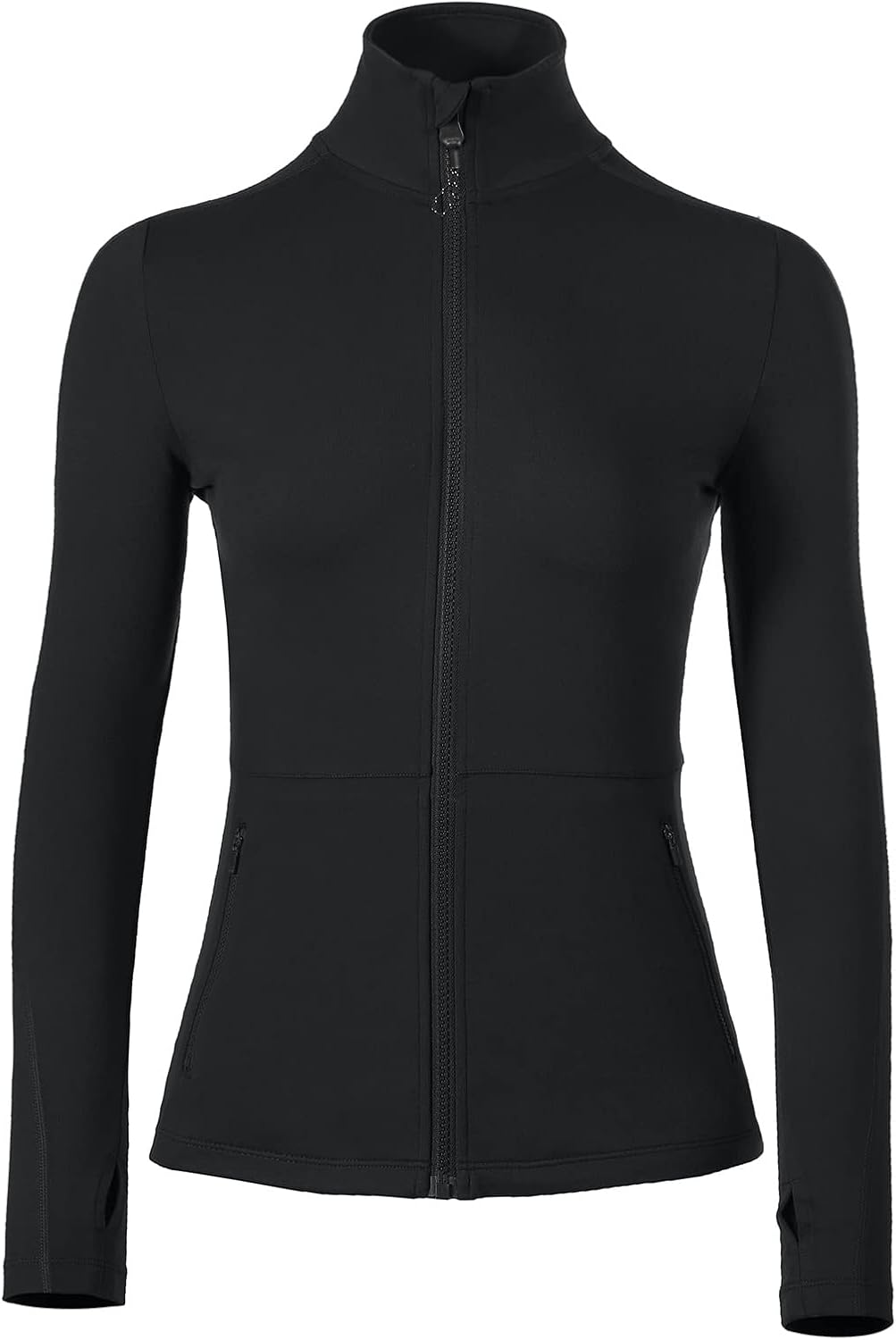 VUTRU Women's Yoga Jacket - Full Zip Athletic Running Track Jacket for Comfort & Style