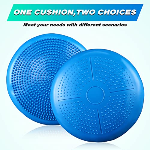 Leitee Inflatable Balance Cushions Set - 10 Pack for Core Stability & Therapy