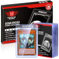 50ct Semi Rigid Card Holders for Trading Cards - Perfect for Grading & Storage