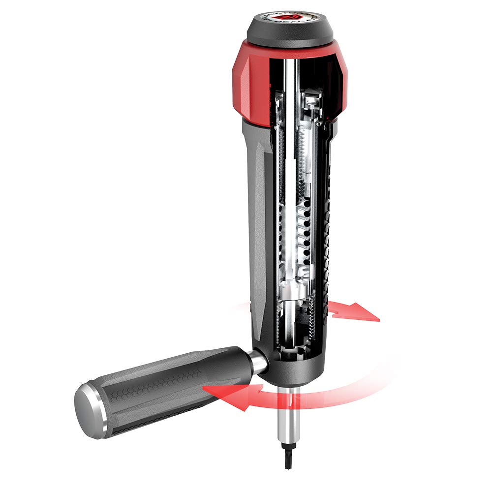 Real Avid Gunsmithing Torque Wrench Kit | All in One Torq Driver Tool with Screwdriver Bit Set & Accurate 1 Inch/Pound Setting for Precision Scope Mounting. Premium KIT.