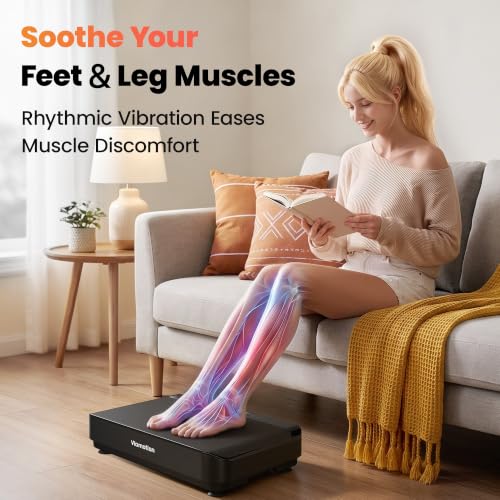 Whole-Body Vibration Plate for Lymphatic Drainage & Exercise