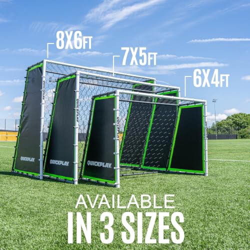 7x5' Soccer Goal and Rebounder Training Kit - Solo Practice & Skill Development
