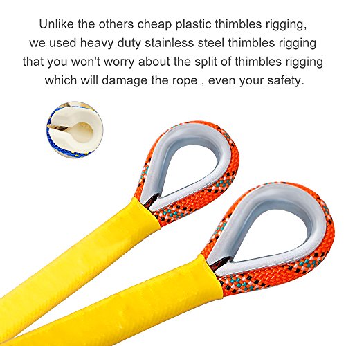 Orange 8mm 230ft Static Climbing Rope 13 Core for Rescue & Outdoor Activities