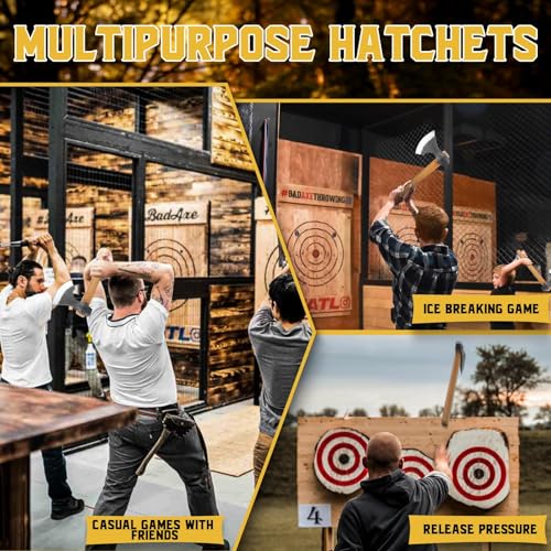 Throwing Axes 2 Pack - 16 Inch Viking Tomahawk Axe - Variation Axe-2