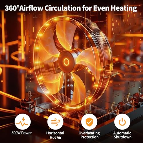 NEWBULIG 8-Tray Stainless Steel Food Dehydrator with 500W, Silver, 185°F Temp, 24H Timer