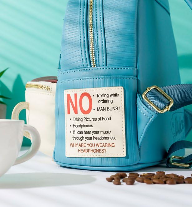 Loungefly Gilmore Girls Luke's Diner Coffee Mug Shoulder Bag - Faux Leather, 10.5x9x4.5"