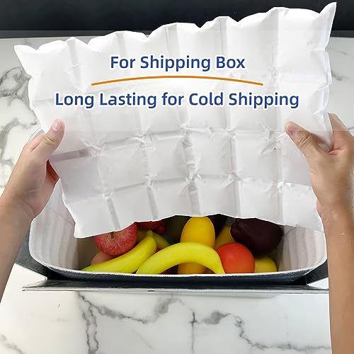 Reusable Ice Pack Sheets for Coolers and Lunch Bags, Flexible Flat Ice Sheets