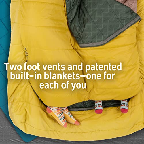 Kelty Tru Comfort Doublewide Sleeping Bag - Pageant Blue, 20°F