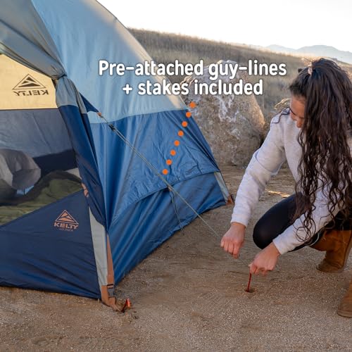 Kelty Late Start Backpacking Tent 2-Person Lightweight Waterproof Shelter 2024