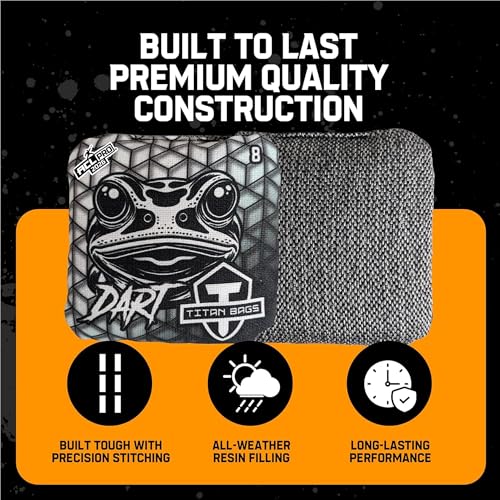 Titan Bags Dart ACL Cornhole Bags - Speed 5/8 - Geo Variation, Pack of 4