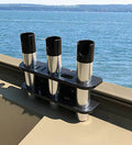 Brocraft 3-Rod Boat Track Storage Holder for Lund Ranger Versatrack System
