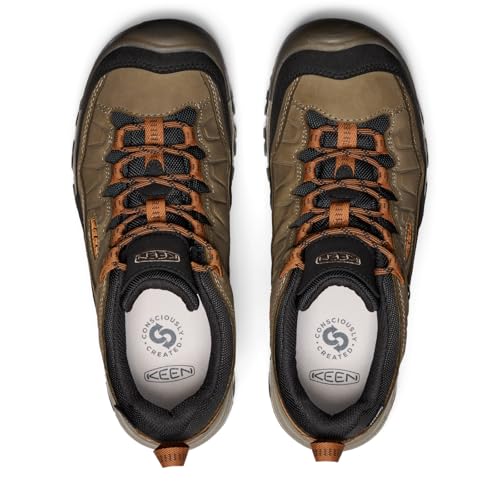 Men's Waterproof Hiking Shoes - Targhee 4 Low, 10.5 Wide Sea Turtle/Roasted Pecan