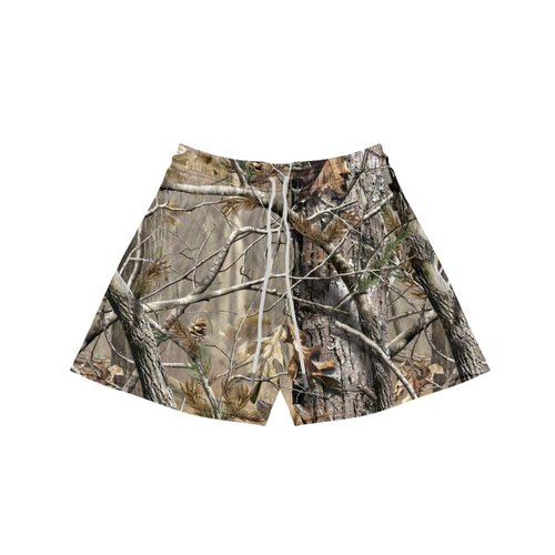 Sooluness Mesh Real Tree Camo Basketball & Beach Shorts Summer Clothes Streetwear Outfits Sports Running Gym Workout (US, Alpha, X-Large, Regular, Regular, Brown)