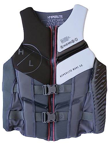 Men's Large Black Life Jacket - Coast Guard Approved Water Sports Buoyancy Aid