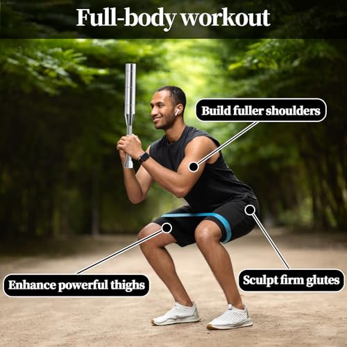 Adjustable Steel Indian Clubs for Full Body Workout, Strength & Toning