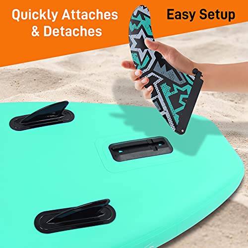 SereneLife Inflatable SUP Water Fin Replacement for Thunder Wave Boards