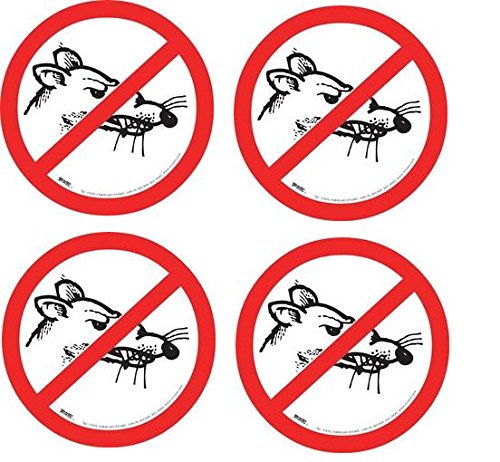 No Rats Stickers for Hard Hat, Laptop & Toolbox - Union Decals Waterproof 2 Inch