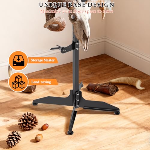Adjustable Trophy Mount Display Rack for Deer Antlers and Skulls