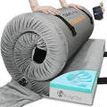 KingChii Grey Memory Foam Camping Mattress 75x30x3 Inch Portable Travel Bed