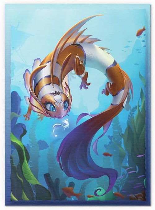 Dragon Shield | Brushed Art Sleeves | Cinderfin | 100 Count - Durable & Smooth TCG Card Protection