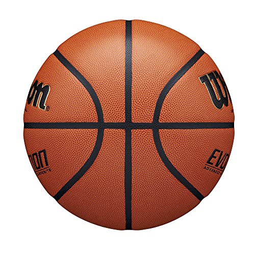 Wilson Evolution Indoor Basketball - Size 7 29.5 Inch Brown Edition