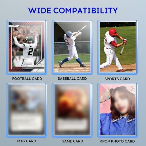 2000 Card Sleeves Hard & Soft, 3x4 Trading Card Holders Set - MILTNK (1000 Hard + 1000 Soft)