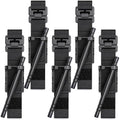 Black 5 Pack Tourniquets for Bleeding Control One-Handed Emergency First Aid