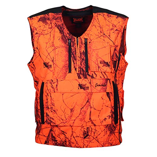Gamehide Mountain Pass Extreme Big Game Blaze Hunting Vest X-Large Orange Camo